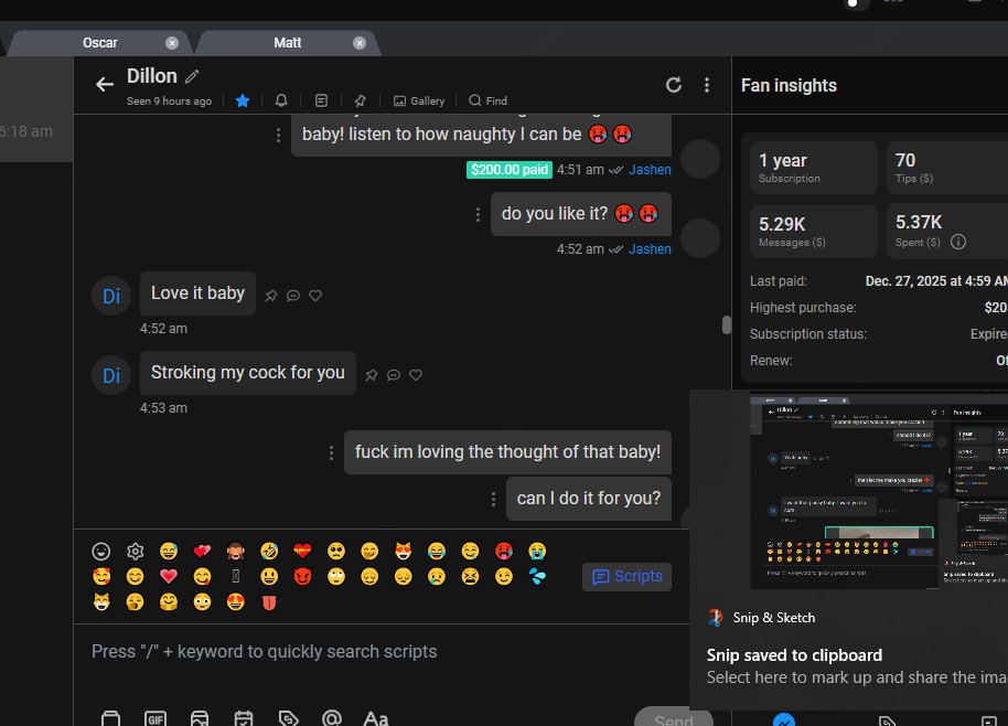 Chat sample – upselling in a natural way
